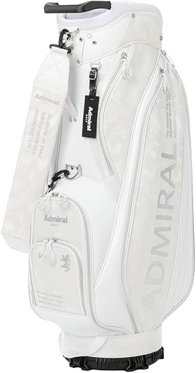 Admiral キャディバッグ ホワイト/ピンク/ブラック Admiral キャディバッグ ホワイト/ピンク/ブラック Admiral